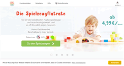 Desktop Screenshot of meinespielzeugkiste.de